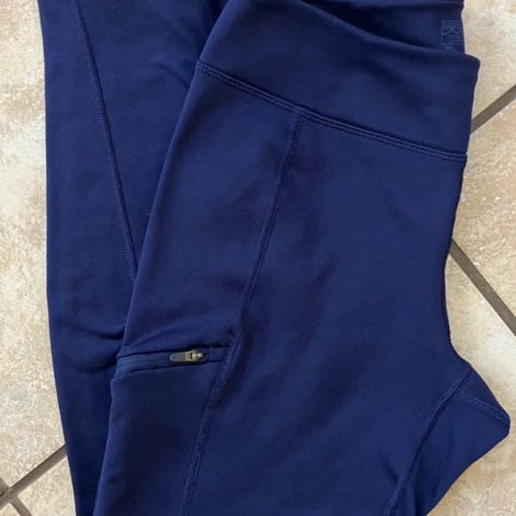Patagonia Navy Polartec Fleece Leggings – Women’s XS - Picture 7 of 13